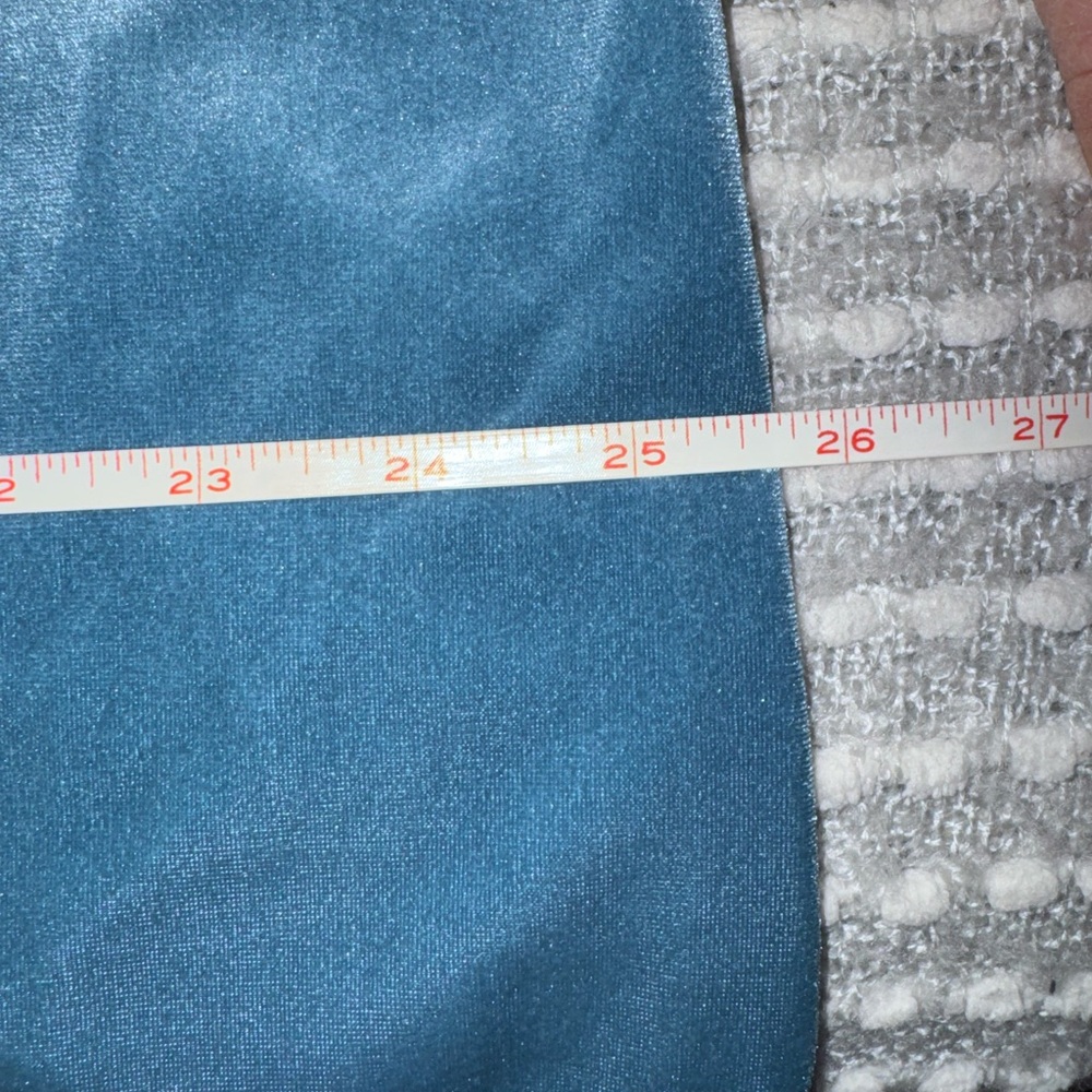 LOFT Teal Velvet Women's Blouse - Picture 5 of 6